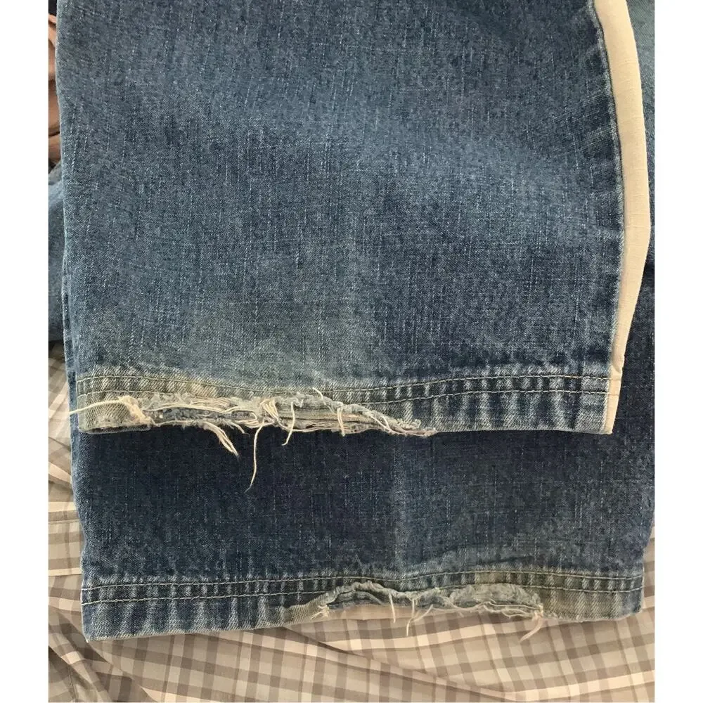 Vintage Snoop Dogg jeans mens size 38 y2k two tone rap straight leg grunge bagg